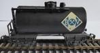 Zwarte tankwagon met initialen B & V uit Oostenrijk, Overige merken, Gebruikt, Gelijkstroom, Wagon