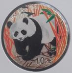 China 10 yuan 2001 (1OZ zilver)- Panda, Verzenden, Centraal-Azië, Losse munt, Zilver