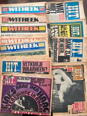 Hitweek & Witweek tijdschriften jaren '60 beschikbaar voor biedingen