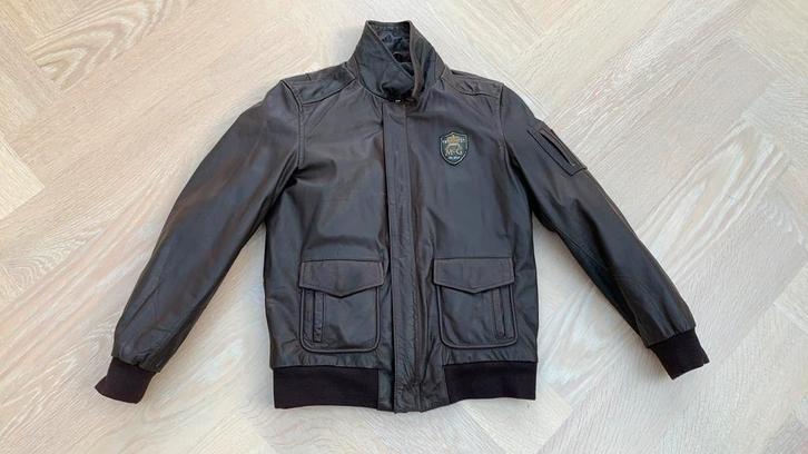 Nieuw: Leren jack / jas van Mc Gregor maat 152 / 12 jaar, Kinderen en Baby's, Kinderkleding | Maat 152, Nieuw, Jongen, Jas, Ophalen of Verzenden