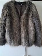 H&M korte  imitatiebont winterjas maat 40, Kleding | Dames, Jassen | Winter, Ophalen of Verzenden, Zo goed als nieuw, Maat 38/40 (M)