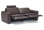 Natuzzi Italsofa bank Luxe Leer Relaxbank relaxstoel bed, Ophalen, Gebruikt, Vierpersoons of meer, Leer