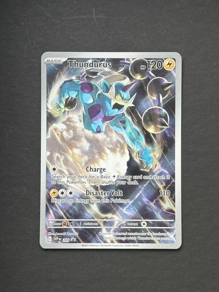 Thundurus #209 Pokemon Promo Kaart, Ophalen of Verzenden, Zo goed als nieuw, Losse kaart