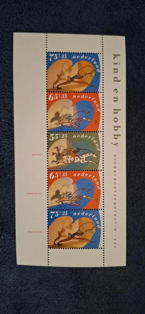 Nederland Kinderpostzegels 1990 - Kind en Hobby, Postzegels en Munten, Postzegels | Nederland, Postfris, Na 1940, Ophalen of Verzenden