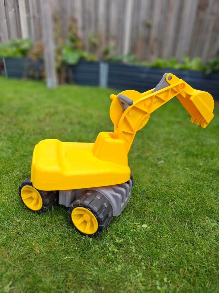 BIG Power Worker Maxi Graafmachine - Gebruikt, Kinderen en Baby's, Speelgoed | Buiten | Voertuigen en Loopfietsen, Gebruikt, Loopvoertuig