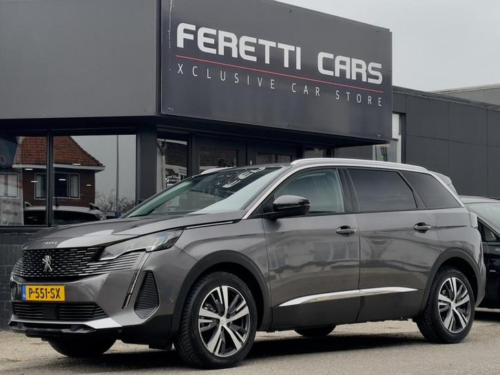 Peugeot 5008 1.2 AUT8 PURETECH ALLURE PACK. 7PERS LEDER NAVI, Auto's, Peugeot, Te koop, ABS, Airbags, Airconditioning, Alarm, Android Auto