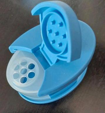 Tupperware Kruidenstrooier Blauw/semi transparant beschikbaar voor biedingen