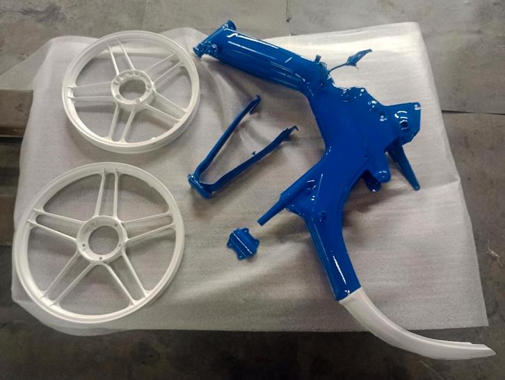 motor- brom- fiets onderdelen stralen coaten, Motoren, Onderdelen | Oldtimers, Nieuw, Ophalen