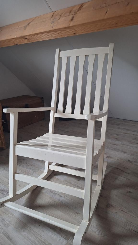 Houten Schommelstoel - Gebruikt, Goede Staat, Ophalen, Gebruikt, 75 tot 100 cm, Landelijk