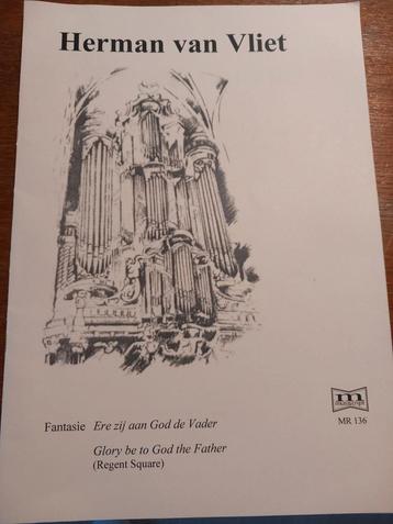 Bladmuziek orgel: Ere zij aan God de Vader - Herman v Vliet beschikbaar voor biedingen