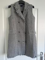 Overgooier jurk zwart wit pied-de-poule maat 176 Nik&Nik, Nik & Nik, Zwart, Ophalen of Verzenden, Zo goed als nieuw