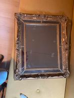 Antieke Gouden Spiegel, Ophalen of Verzenden, Rechthoekig, 50 tot 100 cm