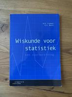 Boek wiskunde voor statistiek, Boeken, Studieboeken en Cursussen, Ophalen of Verzenden, Beta, Zo goed als nieuw, HBO