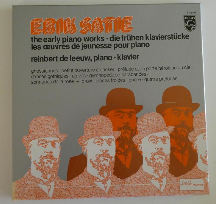 The Early Piano Works–Erik Satie–Reinbert de Leeuw (3 lp’s), Cd's en Dvd's, Vinyl | Klassiek, Zo goed als nieuw, Modernisme tot heden