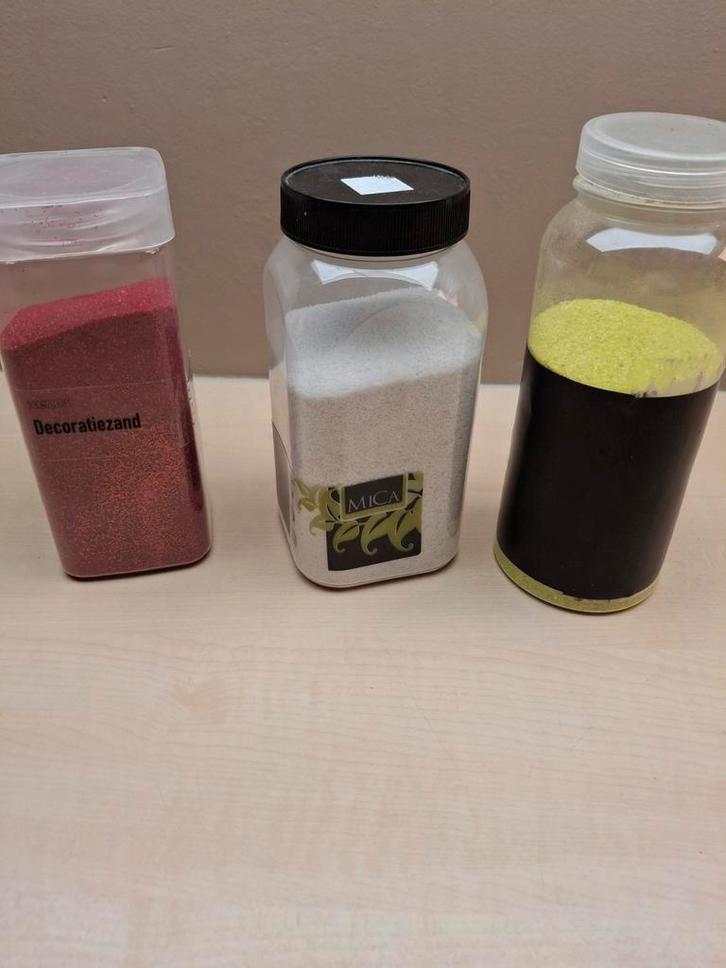 Decoratief Zand - Verschillende Kleuren, Hobby en Vrije tijd, Knutselen, Nieuw, Materiaal, Ophalen of Verzenden