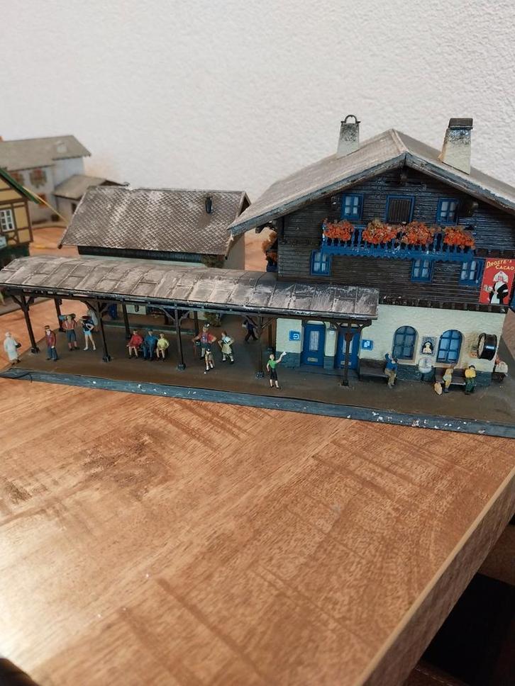 Faller, alpenstation., Hobby en Vrije tijd, Modeltreinen | H0, Gebruikt, Brug, Tunnel of Gebouw, Gelijkstroom of Wisselstroom