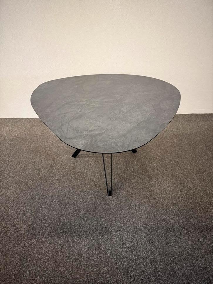 Organische eetafel HPL marmer 150x130, Huis en Inrichting, Tafels | Eettafels, Zo goed als nieuw, 100 tot 150 cm, 100 tot 150 cm