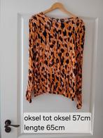 Hema print dames blouse mt XL 42/44 .i.g.st., Ophalen of Verzenden, Gedragen, Maat 42/44 (L)