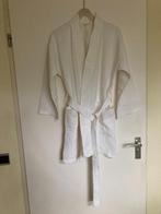 Badjas wit katoen wafelstructuur maat M, Ophalen of Verzenden, Wit, Badjas