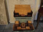 art deco bureauset hout, Ophalen of Verzenden