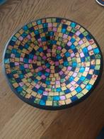 Mozaïekschaal 28 cm, Huis en Inrichting, Ophalen, Porselein of Keramiek, Schaal, Rond
