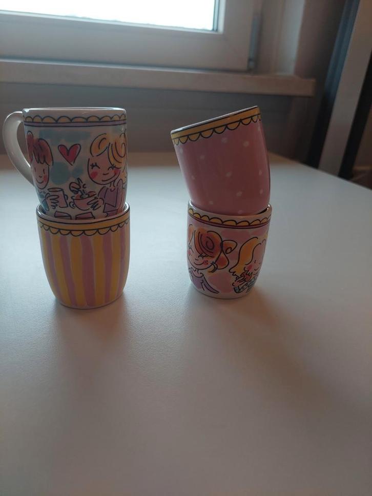 Blond Amsterdam Espressokopjes - Set van 4, Huis en Inrichting, Keuken | Servies, Nieuw, Blond Amsterdam, Aardewerk, Ophalen