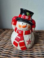 Voorraadpot Sneeuwman, Diversen, Kerst, Ophalen, Zo goed als nieuw