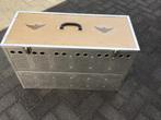 Duivenmand 12 vaks aluminium in 2e te delen, Meerdere dieren, Postduif