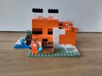 Minecraft Lego Vossenhut, Ophalen of Verzenden, Zo goed als nieuw