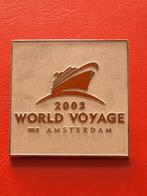 Scheepvaart: Holland America Line, MS AMSTERDAM 2003 pin, Verzenden, Zo goed als nieuw, Merk, Speldje of Pin