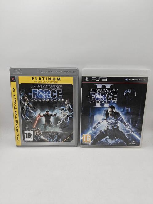 Star Wars The Force Unleashed 1 en 2 PS3, Spelcomputers en Games, Games | Sony PlayStation 3, Zo goed als nieuw, Avontuur en Actie