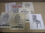 W6 bingo bally manuals,parts man en rare factory picture, Ophalen of Verzenden, Gebruikt