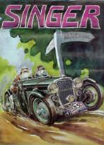 " Singer 33  " poster van Hans Hilbrands € 15, Ophalen of Verzenden