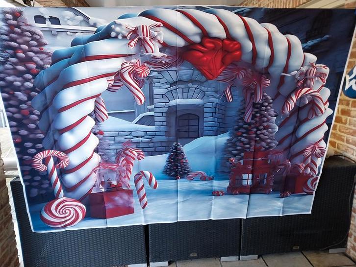 Achtergrond  doek, Diversen, Kerst, Ophalen of Verzenden