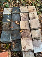 Partije oude tegels 20x20cm gratis, Tuin en Terras, Tegels en Klinkers, Ophalen, Gebruikt, 5 tot 10 m², Natuursteen