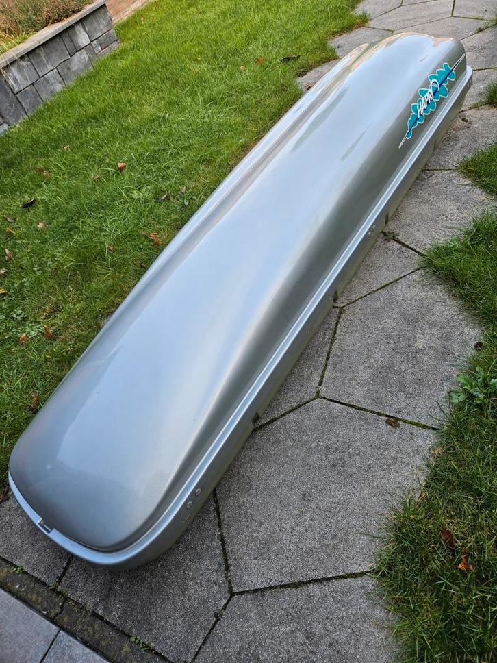 Hapro 300 dakkoffer + dakdragers, Auto diversen, Dakkoffers, Zo goed als nieuw, Ophalen