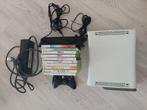 Xbox360 60gb + Kinect en 10 games, Gebruikt, Met games, Ophalen of Verzenden, 60 GB