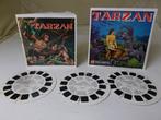 1968 Viewmaster 3 x Schijfjes TARZAN + NL boekje! (-B-), Ophalen of Verzenden, Zo goed als nieuw