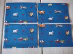 Mooie quiltstof - blauwe ondergrond - Country stijl, Ophalen of Verzenden, Nieuw, Blauw, Katoen