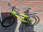 Fiets / mountainbike ROCKRIDER 20" neon geel, Gebruikt, Heren, Geen vering, Ophalen