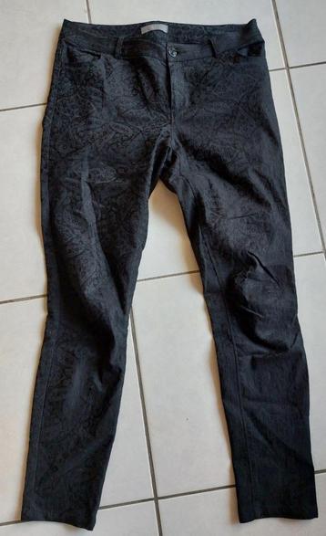Zgan- Oasis zwarte (paisley) broek, maat 40 beschikbaar voor biedingen