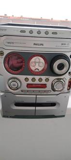 Philips stereo toren met CD wisselaar, Philips, Gebruikt, Tuner of Radio, Losse componenten