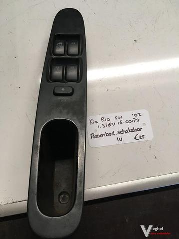 Kia Rio 1.3 8v SW 2002  1600172  Raamschakelaars Linksvoor   beschikbaar voor biedingen