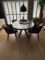 Eettafel ovaal, 100 tot 150 cm, 200 cm of meer, Zo goed als nieuw, Vijf personen of meer