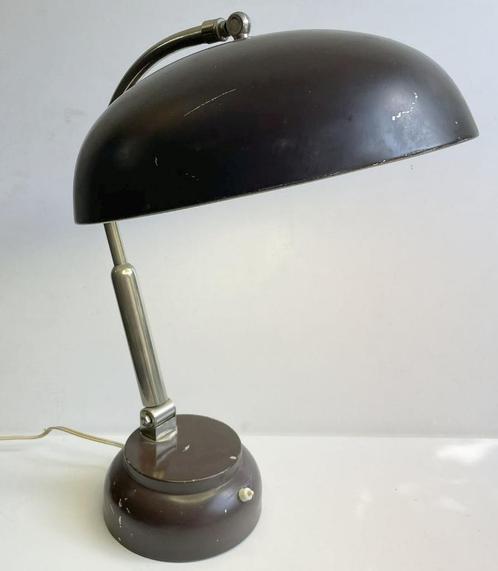 Bijzondere Hala TL bureaulamp, Huis en Inrichting, Lampen | Tafellampen, Gebruikt, 50 tot 75 cm, Metaal, Ophalen of Verzenden