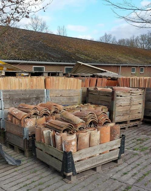 Franse dakpannen de zgn Paters en Nonnen holle dakpannen, Antiek en Kunst, Curiosa en Brocante, Ophalen