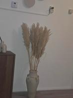 Vaas met pampasgras, Huis en Inrichting, Overige materialen, Overige kleuren, 50 tot 75 cm, Ophalen of Verzenden