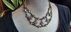 Vintage collier,Neo Renaissance, Swarovski kristal en ab., Ophalen of Verzenden, Overige materialen
