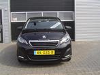 Peugeot 108 1.0 12V E-vti 51KW 5DR BJ 2017 Zwart, Voorwielaandrijving, Stof, 4 stoelen, Metallic lak