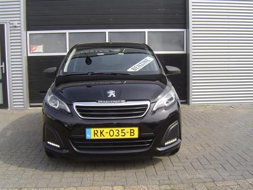 Peugeot 108 1.0 12V E-vti 51KW 5DR BJ 2017 Zwart, Auto's, Peugeot, Bedrijf, Airbags, LED verlichting, Metallic lak, Radio, USB
